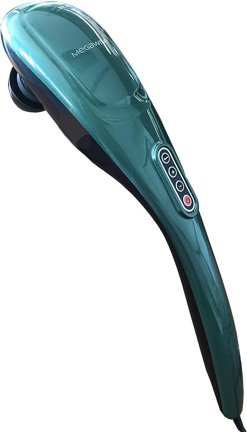 Handheld Back Massager | Deep Tissue Percussion Massage for Back, Neck, Shoulders, Waist and Legs (dark green)-Ruum Studio Home