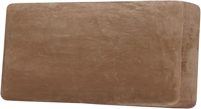 H.VERSAILTEX Velvet Stretch Individual Couch Cushion Cover Plush Cushion Slipcover for Loveseat Sofa Cushion Furniture Protector Seat Cushion Sofa Cover (1 Piece Sofa Cushion Cover, Camel)-Ruum Studio Home