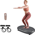 EILISON FitMax 3D XL Vibration Plate Exercise Machine - Whole Body Workout Vibration Platform w/Loop Bands - Lymphatic Drainage Machine for Weight Loss, Shaping, Wellness, Recovery-Ruum Studio Home