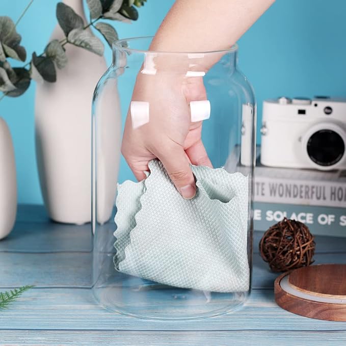 1 Gallon Glass Jar with Airtight Lid and Anti-Skid Bottom for Dry Food Storage-Ruum Studio Home
