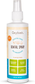 Oxyfresh Advanced Pet Dental Spray – Instant Dog and Cat Fresh Breath: Easiest No Brushing Pet Dental Solution for Dogs and Cats – Best Way to Fight Plaque, Keep Teeth & Gums Healthy, 8oz.-Ruum Studio Home