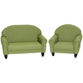 Children's Factory As We Grow Chair and Couch, Flexible Seating for Daycare or Preschool, Kids Reading Couch, Playroom Furniture, Sage-Ruum Studio Home