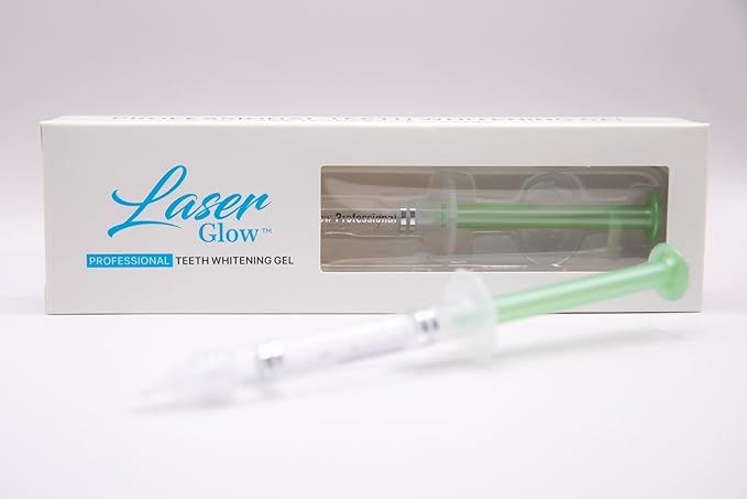 LaserGlow 35% Hydrogen Peroxide Teeth Whitening Gel – Professional Dental-Grade Syringe for Rapid in-Office Whitening; Enamel-Safe, Low-Sensitivity Formula for Dentists & Whitening Technicians-Ruum Studio Home
