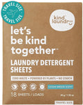 Kind Laundry Detergent Sheets with Stain-Fighting Enzymes - Plant Powered Eco-Friendly Laundry Soap Sheets - Home or Travel Laundry Detergent - Ocean Breeze, 18 Loads (Mom's Choice Award Winner)-Ruum Studio Home