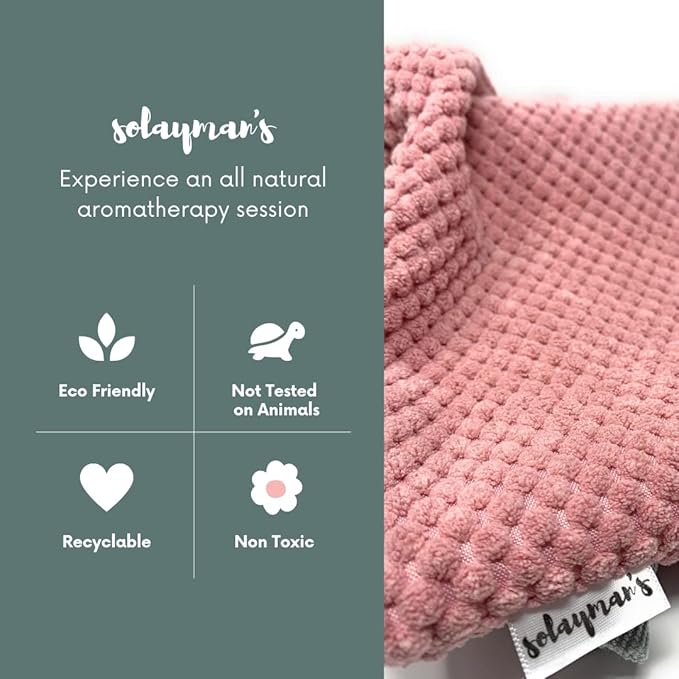 Solayman's Heating Pads for Cramps - Pink, Removable Cover, Lavender Scented-Ruum Studio Home