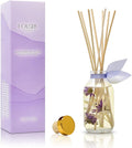 LOVSPA Reed Diffuser Set, Lavender Vanilla Scented Oil Diffuser with Sticks, Home Fragrance Accessories for Bathroom Shelf Decor, Aroma Diffusers for Home or Office Desk, USA Made-Ruum Studio Home