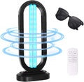 UV Light Sanitizer,UVC Home Disinfection Device 4-Speed Timing and Remote Control,UVO Light for Dust Mites,UV Lamp for Whole Room-Ruum Studio Home