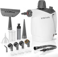 Handheld Steam Cleaner, Steam Cleaner with 16 PCS Accessory & Safety Lock, 500ML Large Capacity Natural Surface Steam for Cleaning, Multipurpose Steamer for Home, Car, Bathroom, Grease (White)-Ruum Studio Home