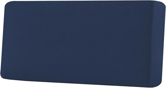 H.VERSAILTEX Super Stretch Individual Seat Cushion Covers Sofa Covers Couch Cushion Covers Slipcover Sets Thick Jacquard Textured Twill Fabric (1 Piece Sofa Cushion Cover, Navy)-Ruum Studio Home