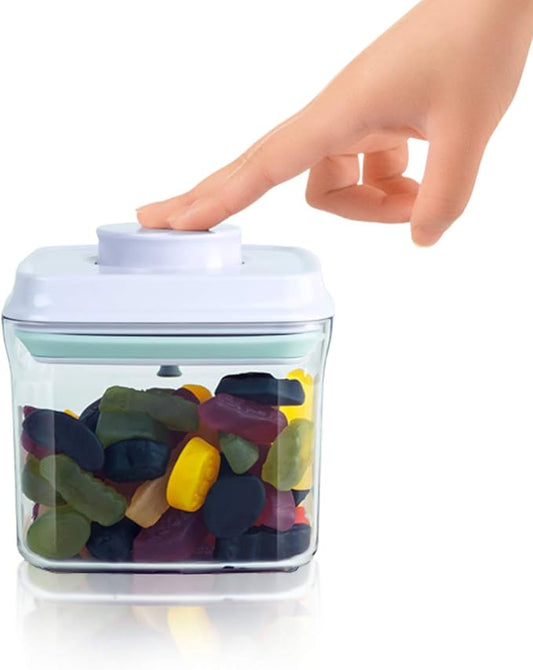 BopTop (1pc - 850ml) Airtight Food Storage Container – Mechanical Silicone Seal Canister - BPA-Free - 0.85Qt-Ruum Studio Home