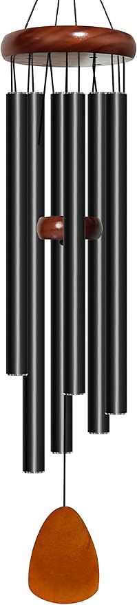 Wind Chime for Outside, 32 inch Aluminium Metal Wind Chimes, Relaxing Soothing Wind Chimes Outdoor, Decoration for Garden, Patio, Yard, Home, Gift for Mother's Day, Birthday(Waterdrop)-Ruum Studio Home