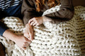 Nuzzie Chunky Knit Weighted Blanket - Breathable, Cooling, Hand Made Knit Throw Blanket for Sleep - Machine Washable, Stylish Decor Design (Cream, Queen | 28lbs | 80"x80")-Ruum Studio Home