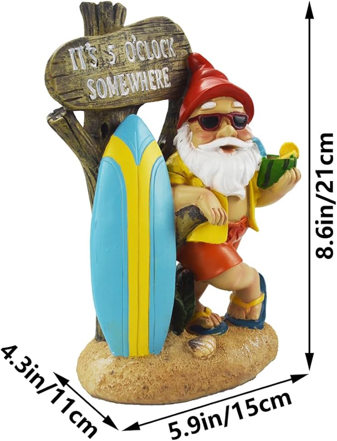 Garden Gnomes Outdoor Funny,Gnomes Decorations for Yard Statues Decor-Ruum Studio Home