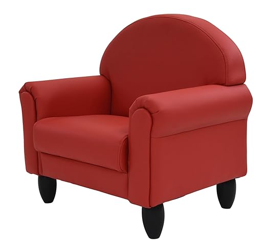 Children's Factory As We Grow Toddler Chair, Red, CF805-196, Flexible Seating for Daycare or Preschool, Kids Reading Chair, Playroom Furniture-Ruum Studio Home