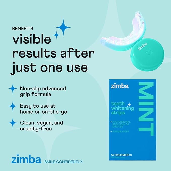 New Zimba Ultimate Whitening Kit | Cordless LED Accelerator Light, Whitening Strips, and Whitenig Pen-Ruum Studio Home