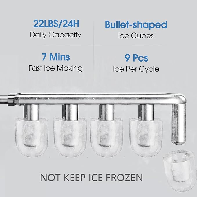 IKT Self-Cleaning Bottom Load Hot and Cold Water Cooler Dispenser with Ice Maker for 5 Gallon Bottle 22lbs Daily Capacity Perfect for Home Black-Ruum Studio Home