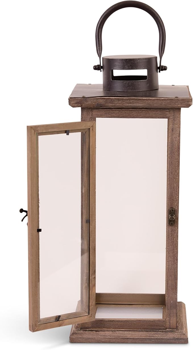 Koehler Home Decor Perfect Lodge Wooden Lantern-Ruum Studio Home