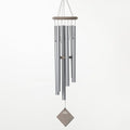 Woodstock Chimes Pluto Wind Chime for Outside 37" Grey Medium Tone Sound for Outdoor Garden, Patio, Porch Decor Gifts, Encore Collection, DCY37-Ruum Studio Home