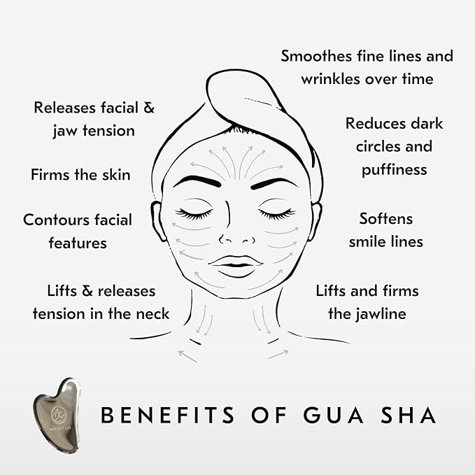 Mount Lai Stainless Steel Gua Sha Facial Tool – The Element of Refinement – Professional Grade Steel Face Sculpting Tool for Lymphatic Drainage, Puffiness Reduction & Refined Results-Ruum Studio Home