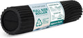 Oceanfoam Tidal Roller - Black - Muscle Massage Foam Roller for Back Pain & Stretching - Firm and Ergonomic Wide Wave Textured - Yoga, Athletics, & Wellness - Full Size, 20" x 5"-Ruum Studio Home