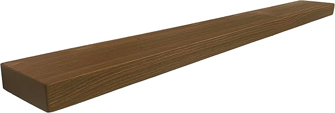 joelsantiques - 54 Inch Wooden Floating Shelves for Wall - 54x6x2 in - Made of Natural Wood - Long Heavy Duty Rustic Wall Shelves for Bedroom - Perfect for Living Room, Kitchen - Medium Brown-Ruum Studio Home