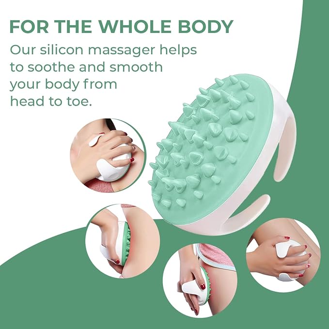Anti Cellulite Massager Roller - Anticellulite Fascia Blaster for Cellulite Remover - Improves Blood Flow Use Cellulite Brush & Cellulite Roller with Cream or Oil for Cellulite Treatment-Ruum Studio Home