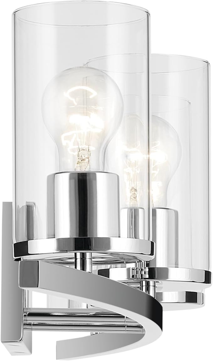 Kichler Crosby 31" 4 Light Vanity Light Satin Etched Cased Opal Chrome-Ruum Studio Home