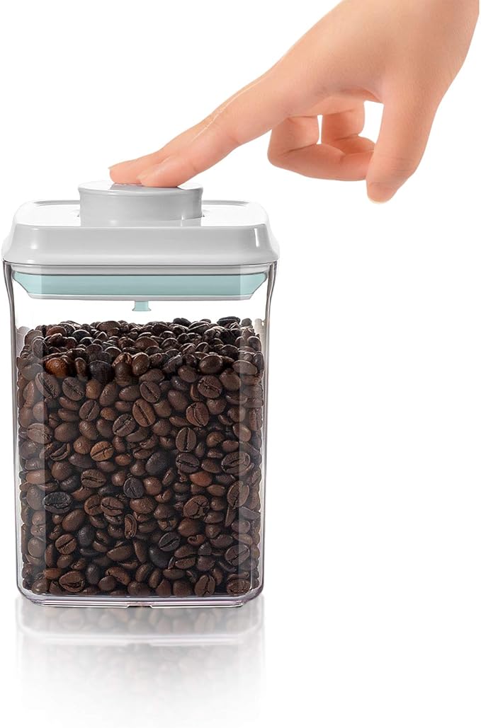 BopTop (1pc - 1500ml) Airtight Food Storage Container – Mechanical Silicone Seal Canister - BPA-Free - 1.5Qt-Ruum Studio Home
