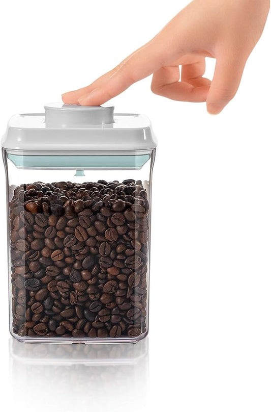 BopTop (1pc - 1500ml) Airtight Food Storage Container – Mechanical Silicone Seal Canister - BPA-Free - 1.5Qt-Ruum Studio Home
