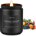 Fall Candle - Harvest Season Scented Candles, Fall Soy Candle for Home Decor, 7 oz Natural Soy Wax – Long-Lasting Autumn Candles, Aromatherapy Gift for Women & Thanksgiving, 7oz-Ruum Studio Home