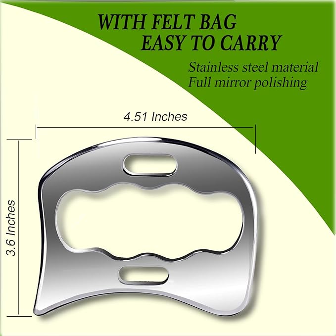 BYYDDIY Stainless Steel Muscle Scraper Tools Set,Gua Sha Scraping Massage Tools,IASTM Tools(DC1)-Ruum Studio Home