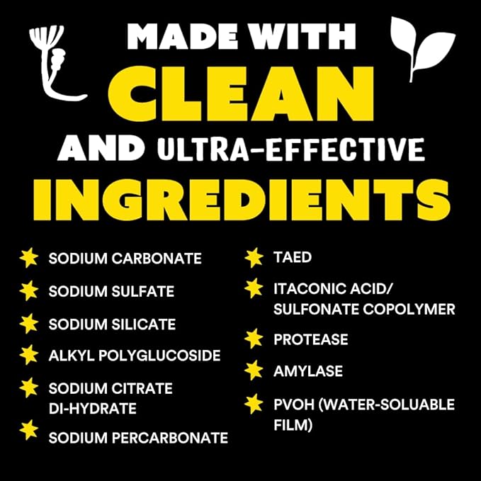 Molly's Suds Dishwasher Pods | Clean Dishwasher Detergent, Cuts Grease & Rinses Clean (Residue-Free) for Sparkling Dishes | 120 Auto-Release Tabs (Unscented)-Ruum Studio Home