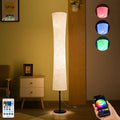 BLUEYE Floor Lamp,RGBCW 2700K-6500K,APP & Remote&Smart Voice Control, 2 X 60W Equivalent, No Hub Required,Compatible with Alexa Google Assistant, 60'' Standing Lamp for Bedroom, Similar Fabric-Ruum Studio Home