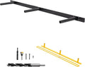Heavy-Duty Floating Shelf Bracket, Hidden Shelf Bracket for Fireplace Mantel and Shelves, if Installed on Studs, max-Load of 210 pounds, 38 inches, (with Premium Build kit)-Ruum Studio Home