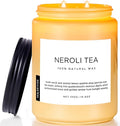 M&SENSE Neroli Tea Scented Candle, 19.4oz 110 Hours Long Lasting Burn 2 Wick Non Toxic Natural Soy Wax Candle for Women, Slow Burning Home Fragrance Gifts for Stress Relief & Relaxing-Ruum Studio Home
