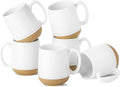 Hasense Coffee Mugs Set of 6, 15 oz Ceramic Coffee Cups with Comfortable Handle, Classic White Mug for Men and Women, Tea Cup Set for Latte, Cappuccino, Milk, Soup, Dishwasher and Microwave Safe-Ruum Studio Home