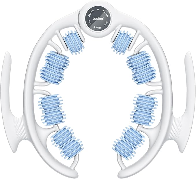 bedee Cellulite Massage Tool, Lymphatic Drainage Massager, Fascia Massage Tool for Arms, Legs, Stomach, Blue-Ruum Studio Home