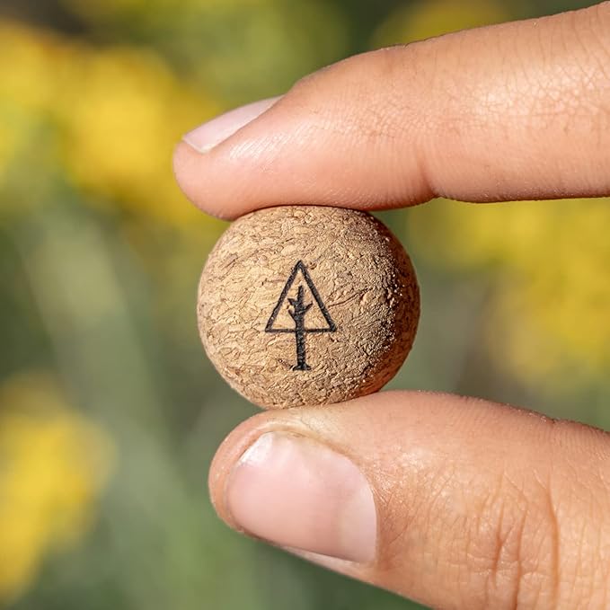 Travel Cork Massage Ball | Lightweight, Sustainable Alternative to Lacrosse Ball for Muscle Pain Relief (Extra Small 0.75 Inch (Pack of 3), Sanded Cork)-Ruum Studio Home