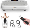 YAMO Vibration Plate Exercise Machine, Vibrating Plate for Lymphatic Drainage & Weight Loss, 350lbs Capacity Whole Body Shaking Workout Fitness Platform-Ruum Studio Home