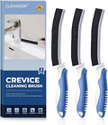 Crevice Cleaning Brushes, Scrub Brush for Hard to Reach Small Space, Home Essentials, Cleaning Supplies, Cleaning Tools for Household Use, Bathroom, Shower, Kitchen, Toilet, Window (3, Blue)-Ruum Studio Home