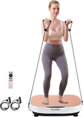 EILISON Glory Vibration Plate Exercise Machine - Whole Body Workout Vibration Fitness Platform Equipment for Home & Travel Workout, Weight Loss, Toning & Wellness-Ruum Studio Home