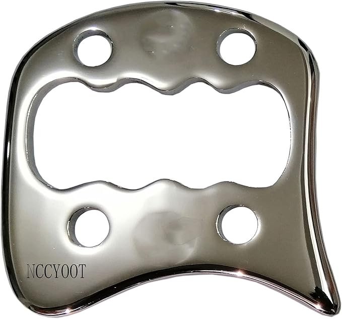 Gua sha Tool gua sha Stainless Steel iastm Tool Gussha Massage Tool Muscle Scraping Tool for Soft Tissue Therapy and Reduce Arms,Back, Legs, Neck Muscle Pain(DN)………-Ruum Studio Home