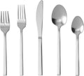 FORTESSA Arezzo 18/10 Stainless Steel Flatware, 20 Piece Place Setting With Table Knives, Forks and Spoons (Service For 4), Dishwasher Safe, Polished-Ruum Studio Home