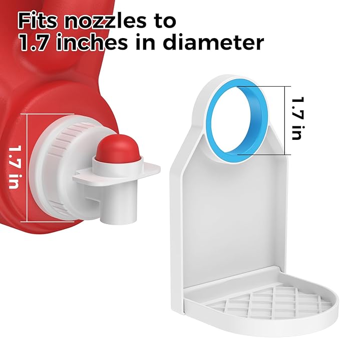 Laundry Detergent dispenser Cup Holder,Nozzle Upgraded Labor-Saving Switch Easily No More runny or Messy Laundry Detergent, Laundry Cup Holder and drip Tray room organization and storage-Ruum Studio Home