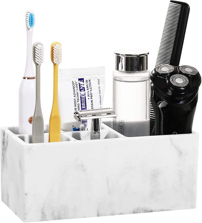 Luxspire Toothbrush Holder, Ink White-Ruum Studio Home