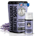 Coach Soak Recovery Bath Soak and Magnesium Lotion with MSM Lavender Bundle-Ruum Studio Home