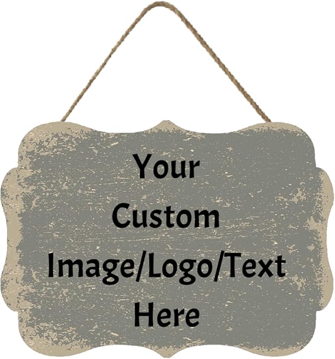 Personalized Custom Wooden Signs with Any Text Name for Home Door Man Cave Bar Family Farmhouse Decorative Home Kitchen Rustic Wall Decor-Ruum Studio Home