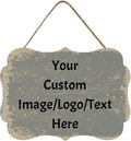 Personalized Custom Wooden Signs with Any Text Name for Home Door Man Cave Bar Family Farmhouse Decorative Home Kitchen Rustic Wall Decor-Ruum Studio Home