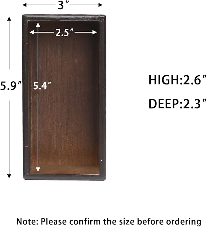 Bamboo Drawer Organizer - Kitchen Utensil Organizer Silverware Tray Cutlery Holder，Office Desk Supplies and Accessories,5.9 * 3 * 2.6,Nut-brown-Ruum Studio Home