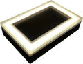 LUMENGY Solar Paver Light 6×9 inch, 2700K, Up to 20 Hours Continuous Lighting, Stainless Steel, Thick Glass, Glare-Free Illumination for Driveways, Pathways & Garden, Waterproof & Drive-Over Rated-Ruum Studio Home